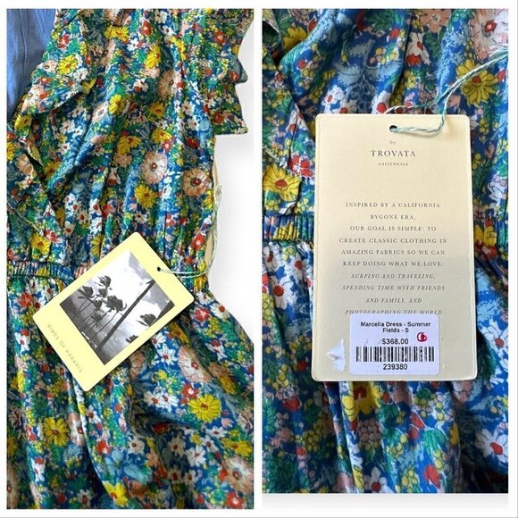 Birds of Paradis Marcella Dress, Summer Field, Size S, NWT - Picture 4 of 16